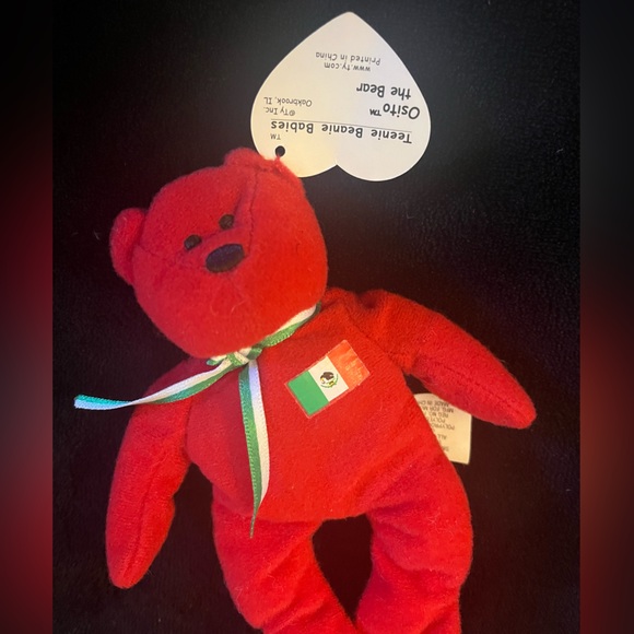 🇲🇽Teeny Beanie Baby Osito the Bear  - NWT - Picture 6 of 6